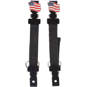 Milwaukee Leather Motorycle Biker Elastic Bungee for Chaps/Pants American Flag